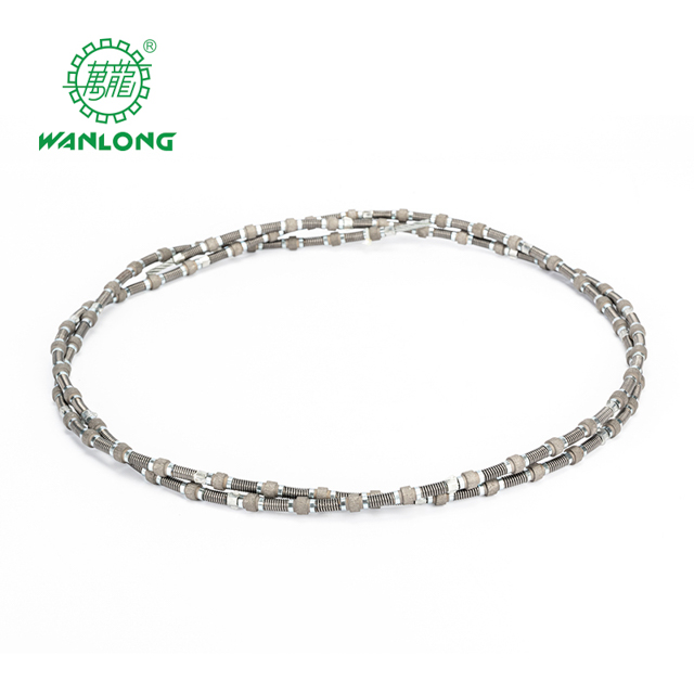 Sierra de alambre de diamante portátil hidráulico de concreto para granito y mármol.